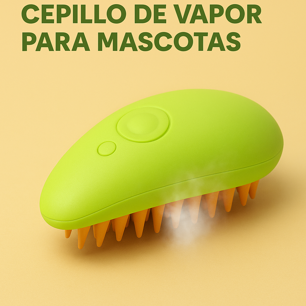 CEPILLO VAPORIZADOR PARA MASCOTAS