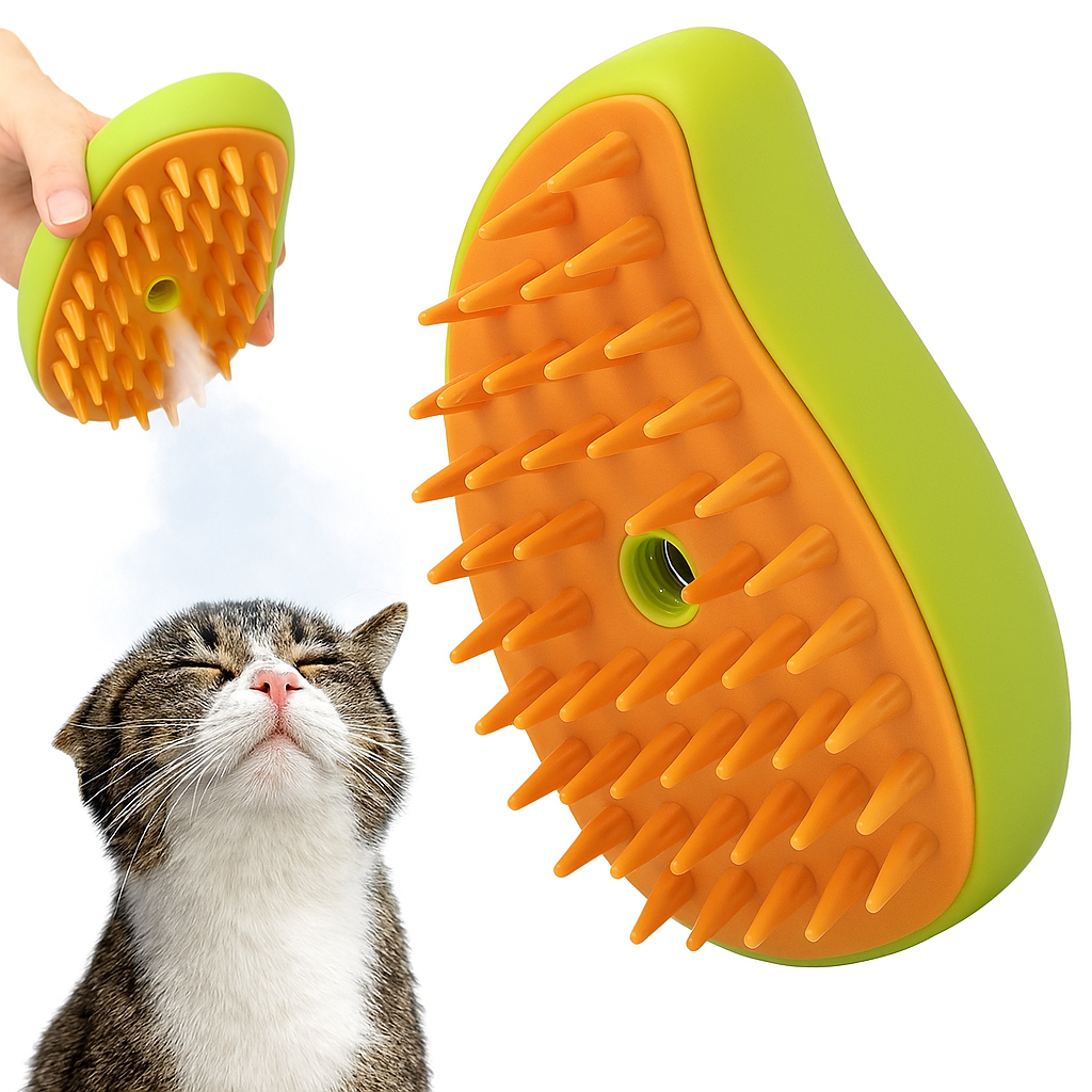CEPILLO VAPORIZADOR PARA MASCOTAS
